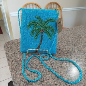 NWT ERMO Beaded Crossbody Purse
